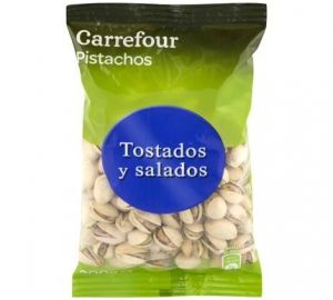 Pistachos tostados y salados Carrefour 200 g.