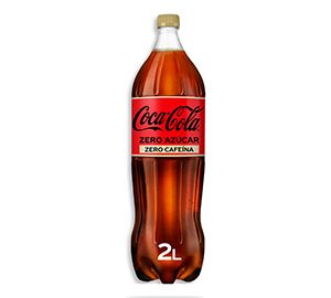 Coca Cola zero sin cafeína botella 2l