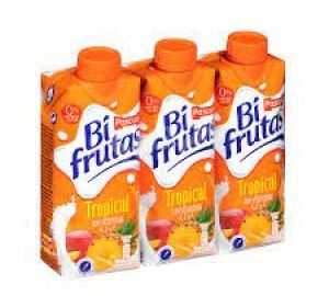 Bebida con Leche Tropical Bifrutas Pascual Pack 3x330 Ml.