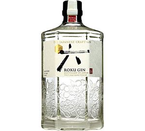 Roku ginebra Japonesa botella