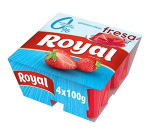 Royal Gelatina Fresa 0 Azúcares