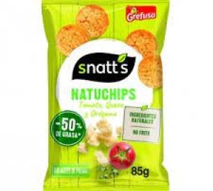 Natuchips Tomate, Queso y Orégano s/Gluten Snatt's 85 Gr.