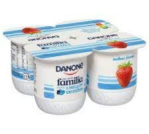 Yogur Fresa Danone Pack 4 Uds. 125 Gr.