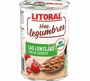 Lentejas de la abuela Litoral sin gluten 435 g.