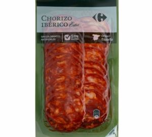 Chorizo tradición loncheado Revilla envase 100 g aprox