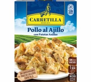 Pollo al ajillo con patatas asadas Carretilla 250 g