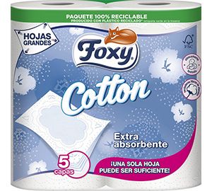 Foxy Cotton Papel Higiénico