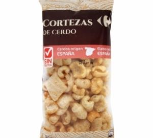 Cortezas De Cerdo Carrefour Sin Gluten 90 Gr.