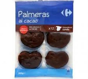 Palmeras De Hojaldre Al Cacao Carrefour 12 Ud.