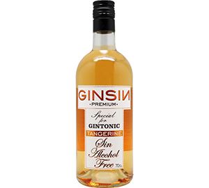 Ginsin ginebra sin alcohol tangerina