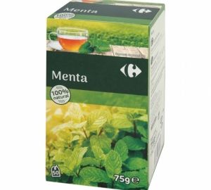 Menta en bolsitas Carrefour 50 ud.