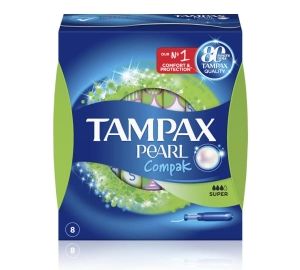 Tampax Compak Pearl Super tampones