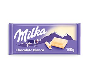 Chocolate blanco milka 100g