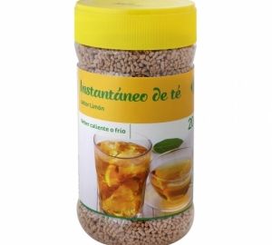 Té instantáneo sabor limón Carrefour 400 g.