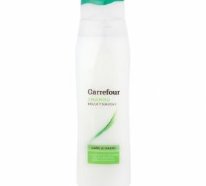 Champú brillo y suavidad para cabello graso Carrefour 750 ml.