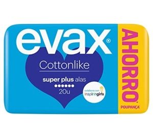 Evax compresa cotton like súper alas