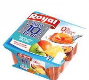 Gelatina Sabor Tropical Royal Pack 4x100 Gr.