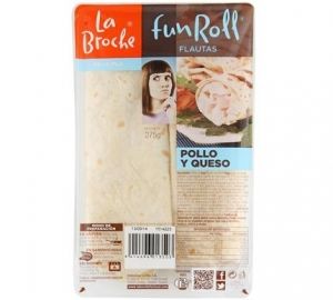 Flauta pollo/queso La Broche 260 g.