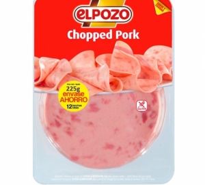 Chopped pork en lonchas El Pozo sin gluten sin lactosa 225 g.