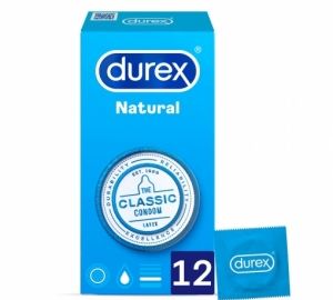 Preservativos natural Durex 12 ud.